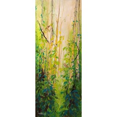 Zohaib Rind, 22 x 58 Inch, Acrylic on Canvas, Landscape Painting, AC-ZR-301